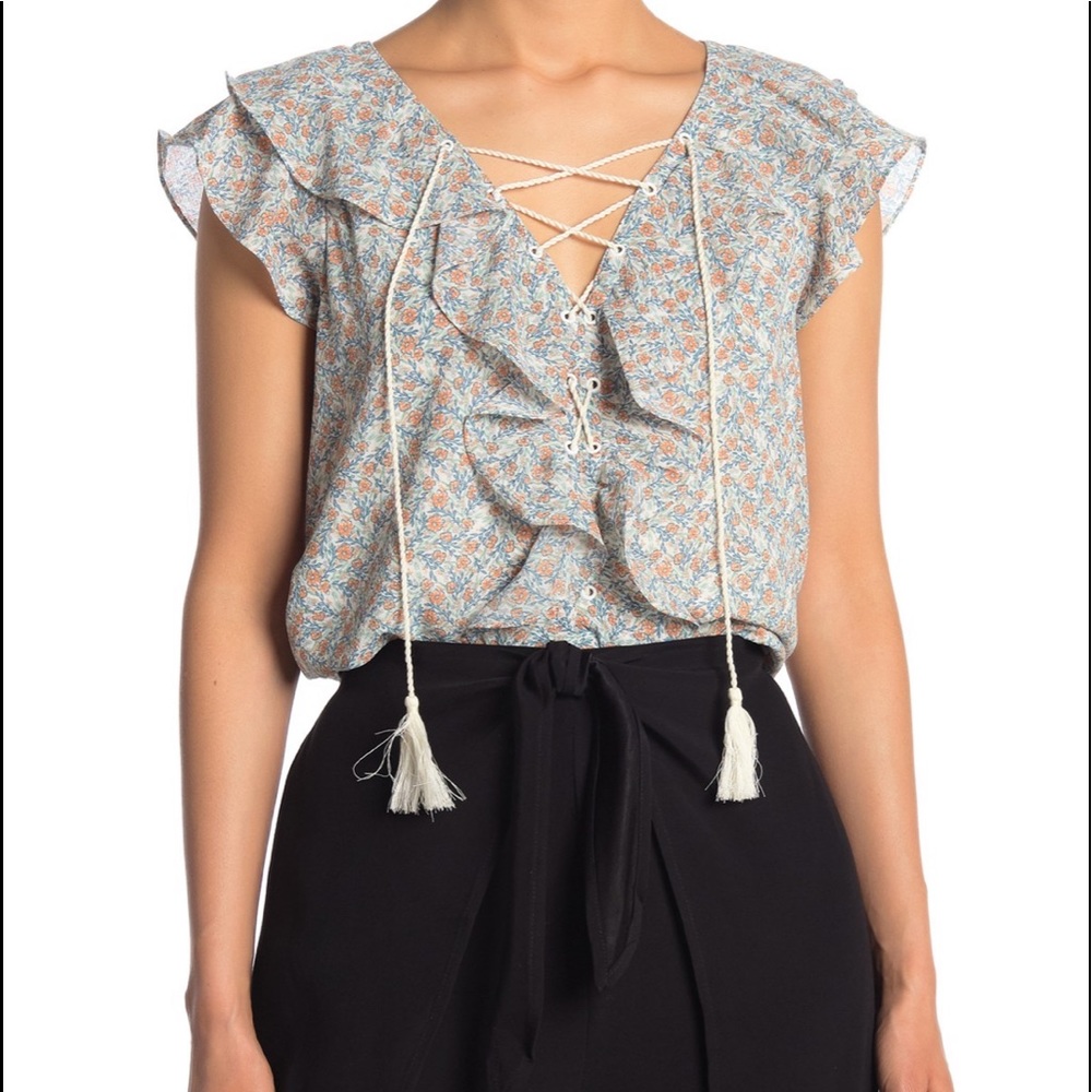 Cupcakes and Cashmere Kross Boho Blouse L